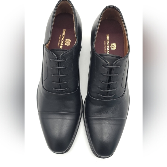 Bruno Magli Locascio Black Nappa Leather Cap Toe Oxford BM1LOCA0P Size 7.5 M main image 7